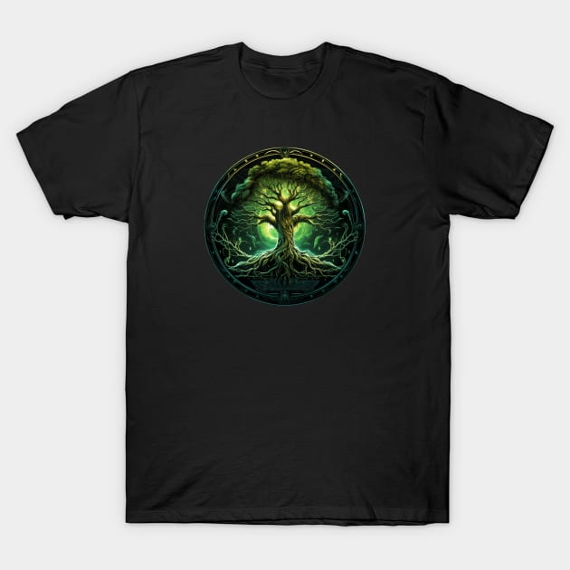 Yggdrasil (Tree of Life) T-Shirt by RUNES ARE OUR ROOTS